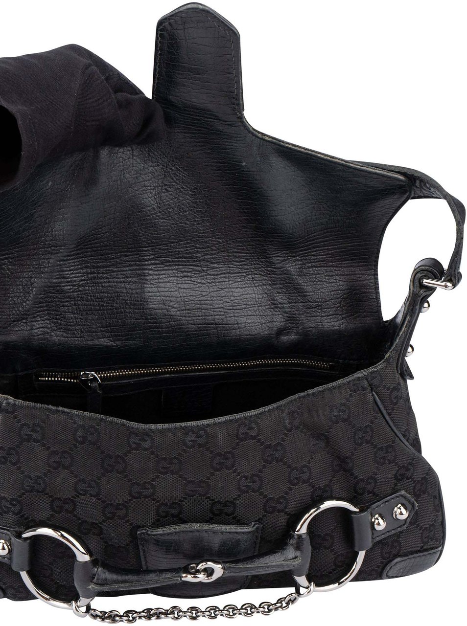 Gucci Gucci GG Monogram Horsebit Handbag Divers