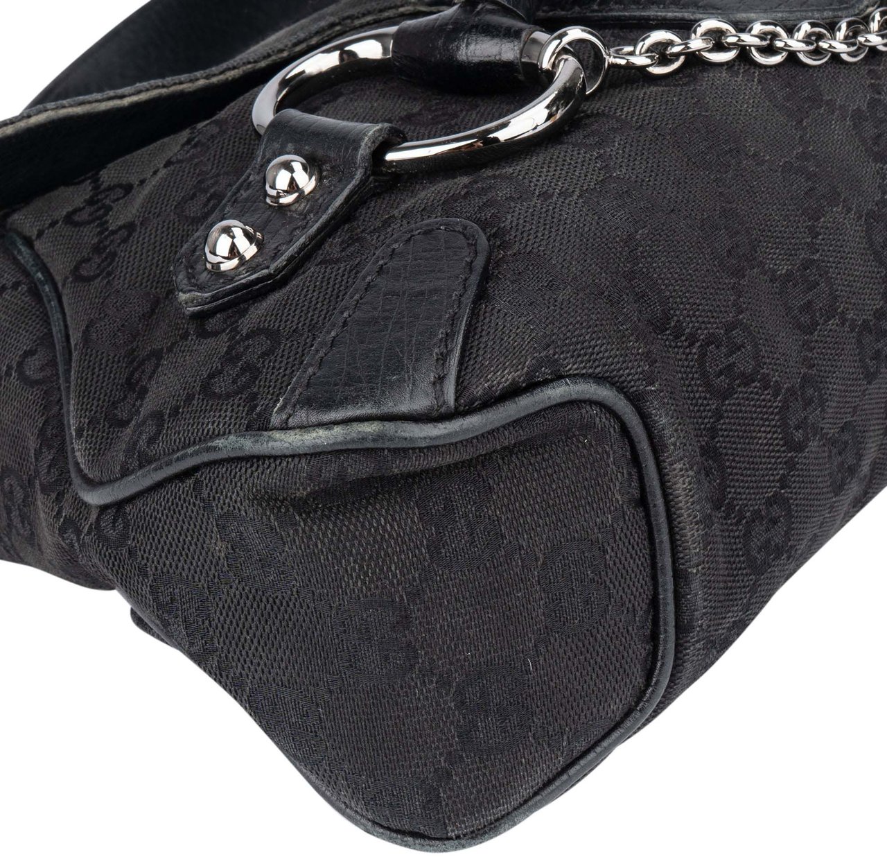 Gucci Gucci GG Monogram Horsebit Handbag Divers