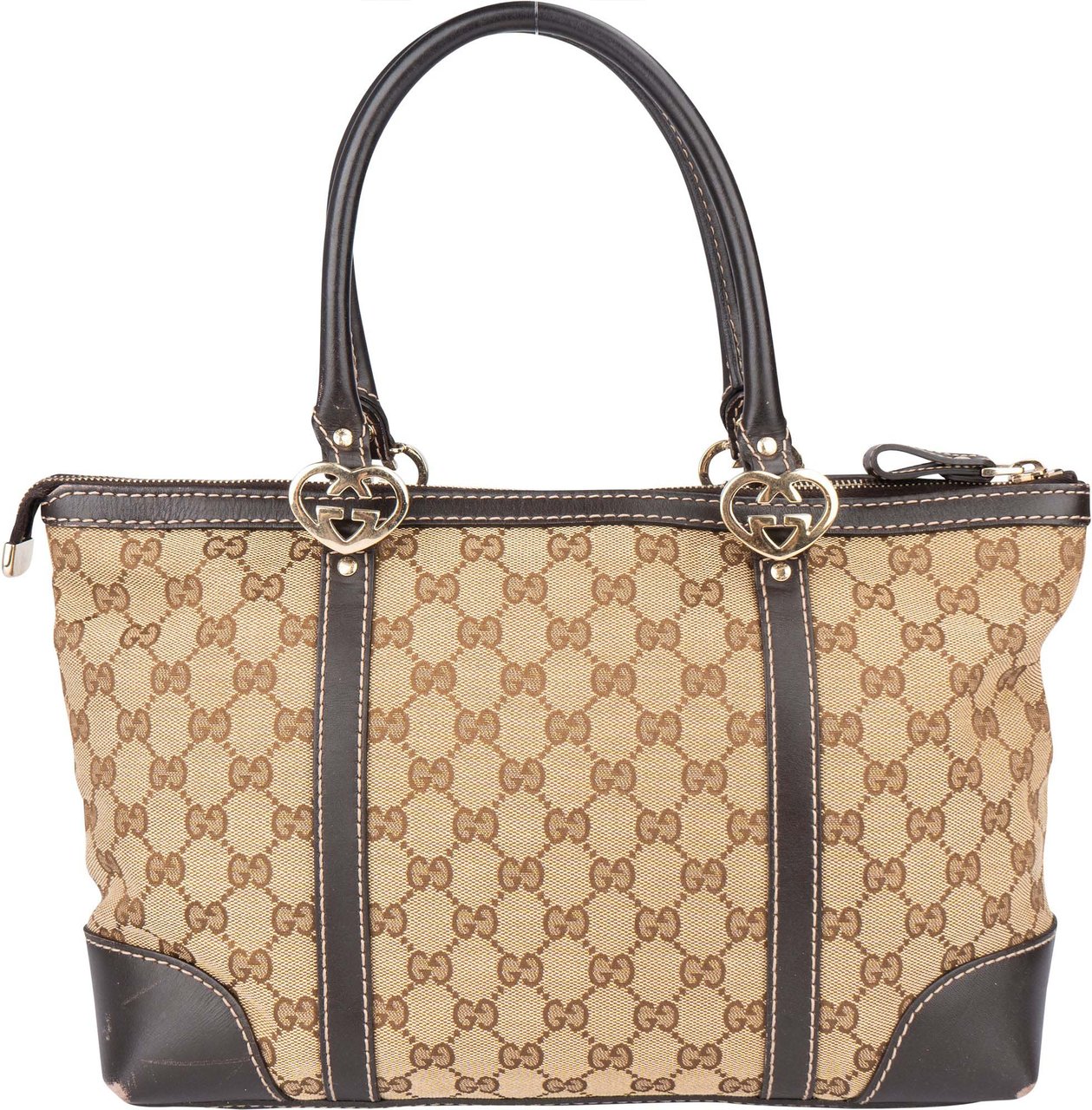 Gucci Gucci GG Monogram Twin Heart Handbag Divers