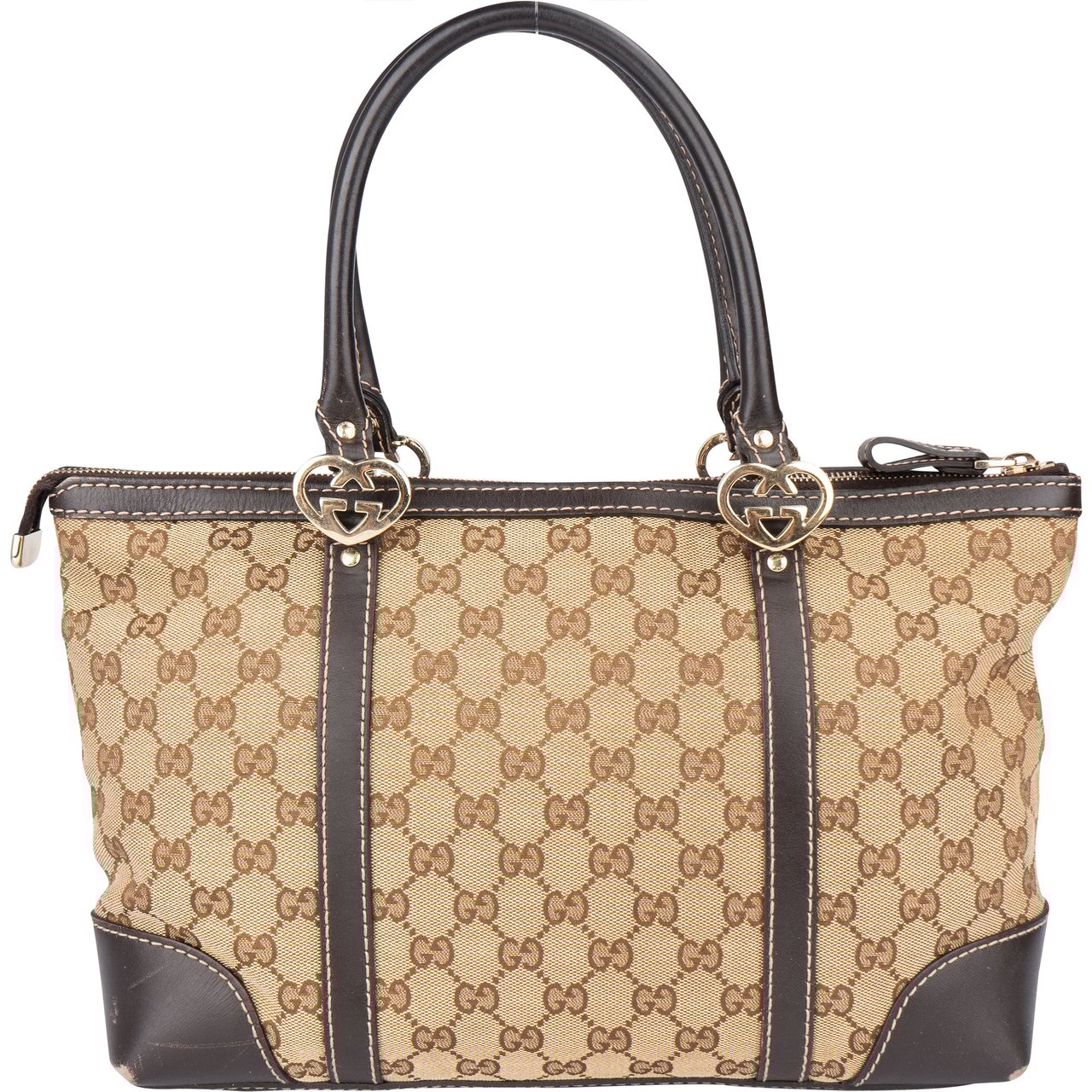 Gucci Gucci GG Monogram Twin Heart Handbag Divers