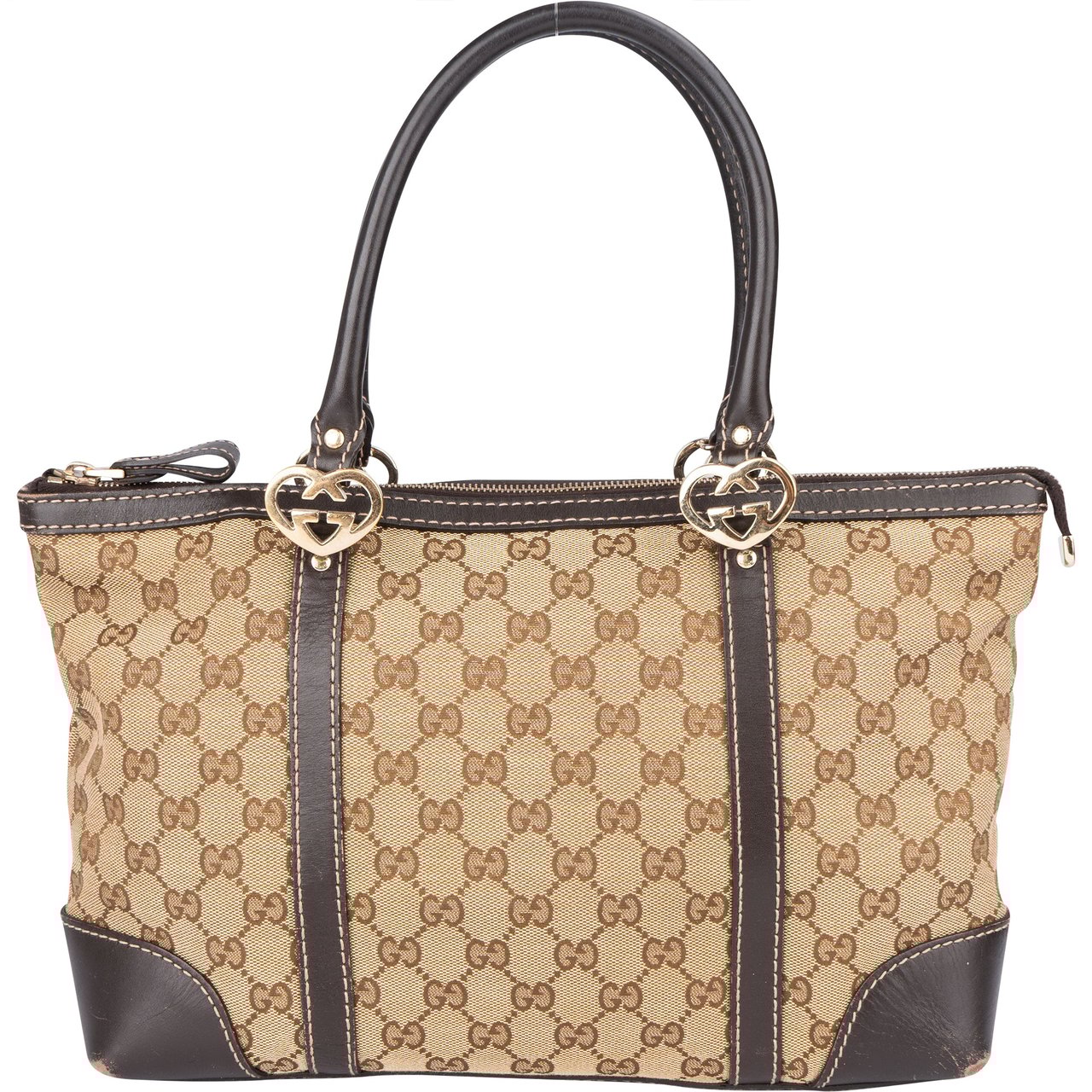 Gucci Gucci GG Monogram Twin Heart Handbag Divers