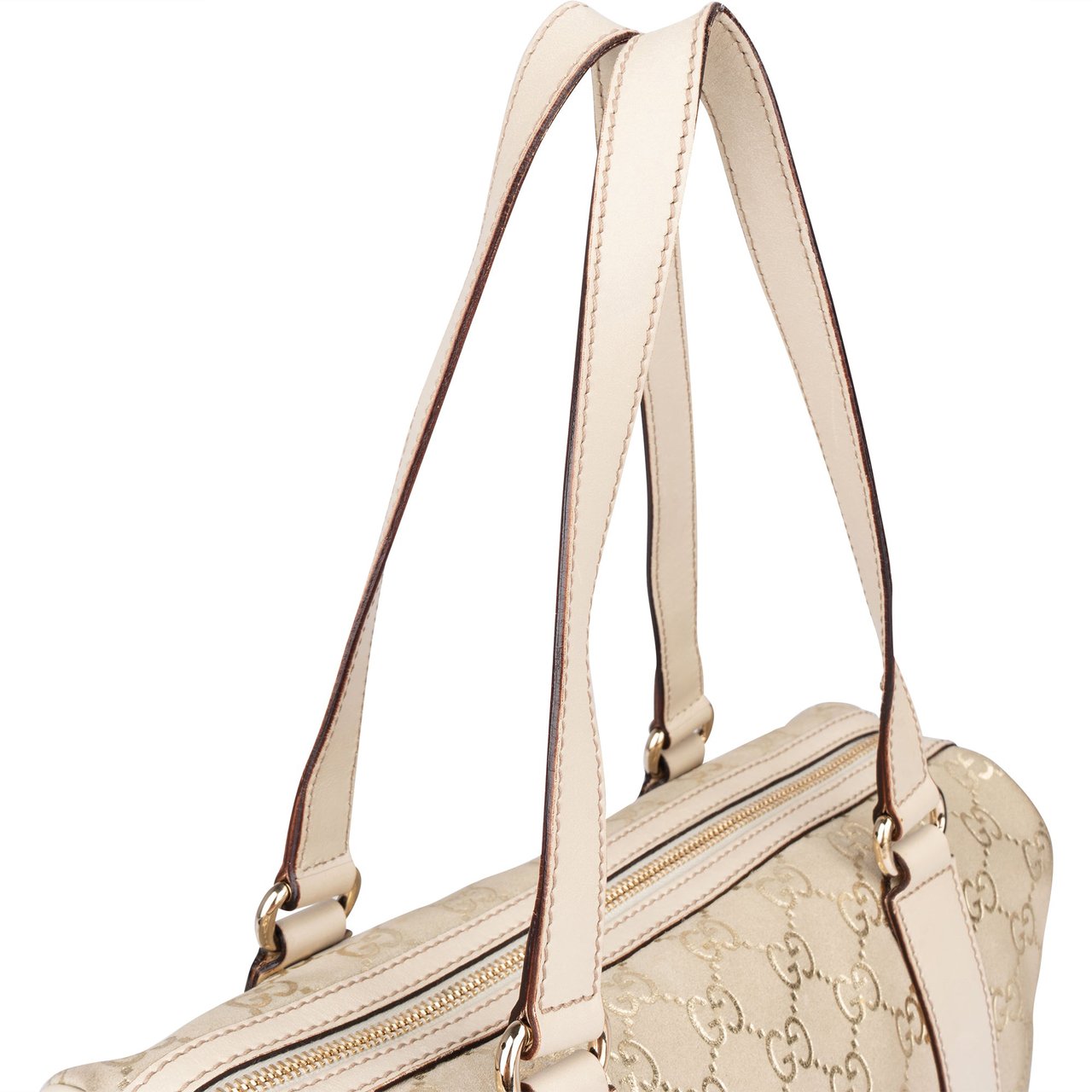 Gucci Gucci GG Suede Monogram Twin Charmy Handbag Divers