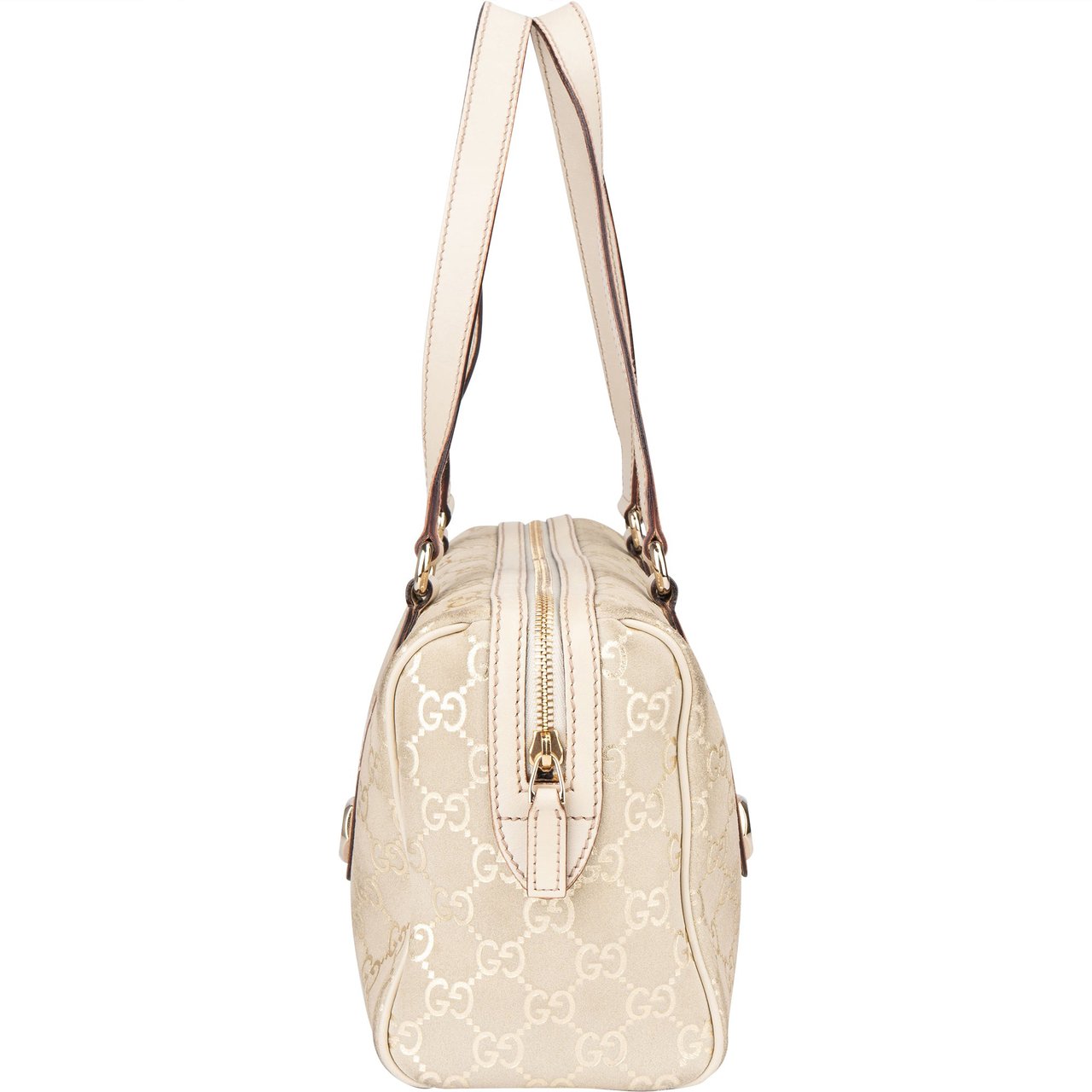 Gucci Gucci GG Suede Monogram Twin Charmy Handbag Divers