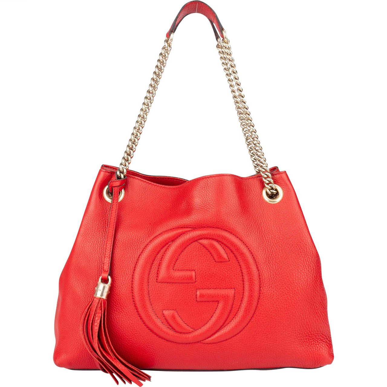 Gucci Gucci Leather GG Soho Crossbody Bag Divers