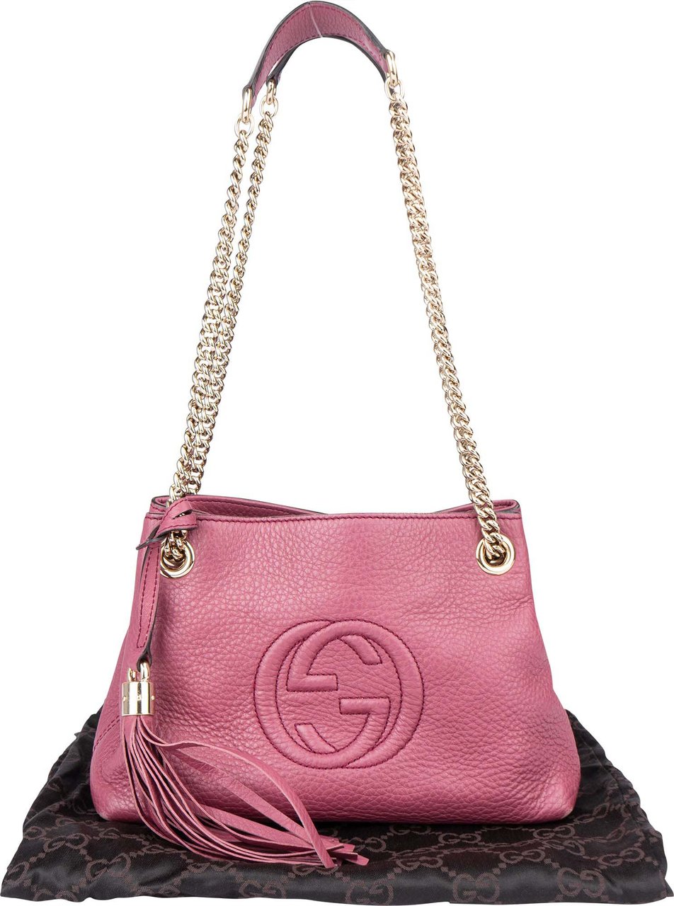 Gucci Gucci Leather GG Soho Crossbody Bag Divers