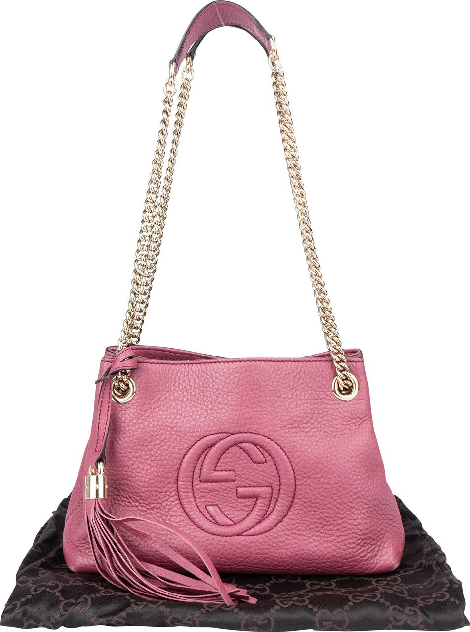Gucci Leather GG Soho Crossbody Bag Divers