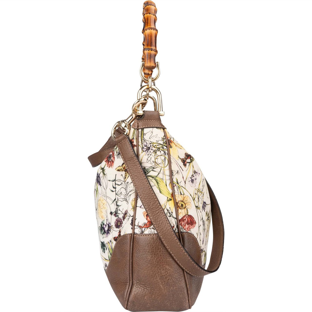 Gucci Gucci Special Floral Bamboo Handbag Divers