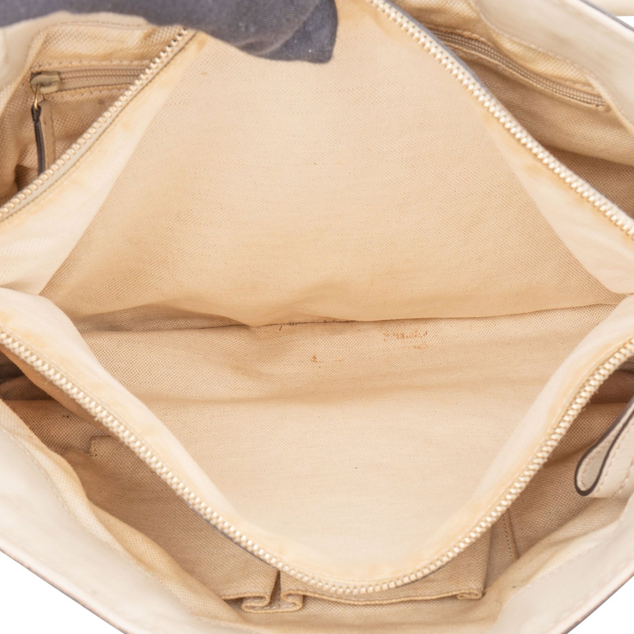 Gucci Gucci White Leather GG Sukey Handbag Divers
