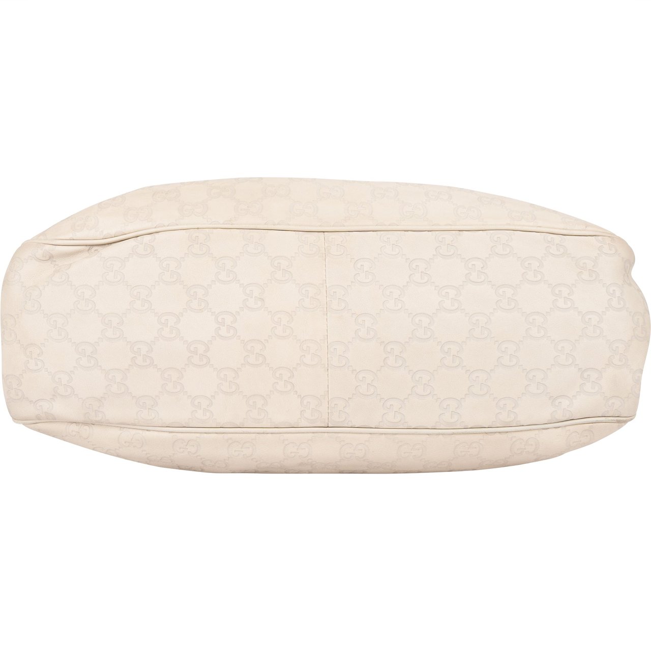 Gucci Gucci White Leather GG Sukey Handbag Divers