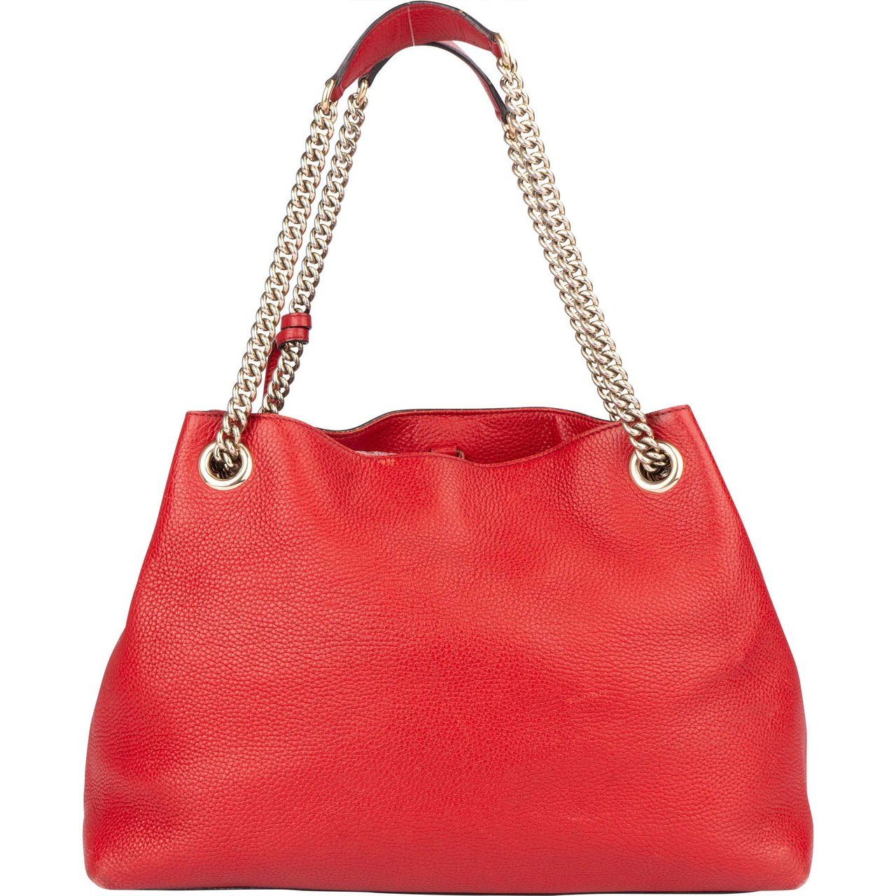 Gucci Gucci Red Leather GG Soho Crossbody Bag Divers