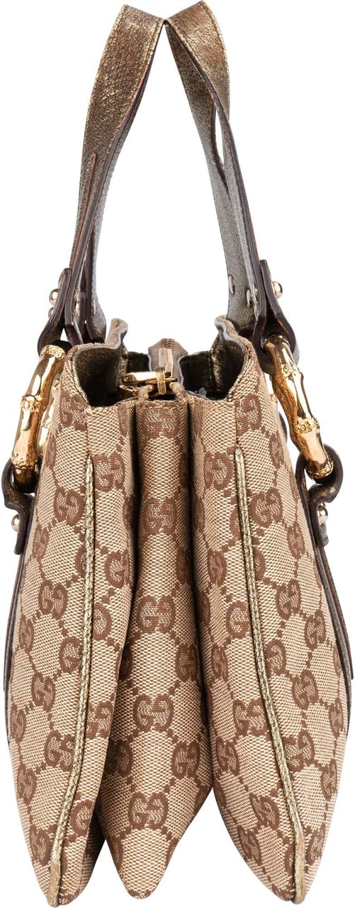 Gucci Gucci GG Monogram Golden Bamboo Handbag Divers