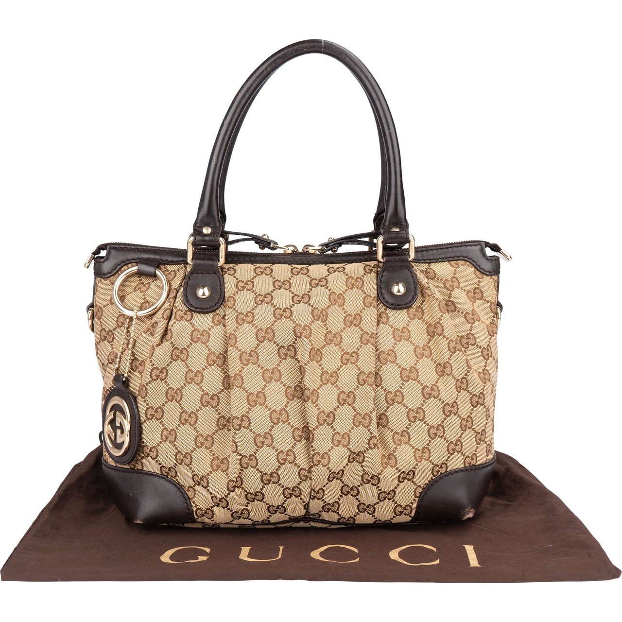 Gucci Gucci GG Monogram Sukey Handbag Divers