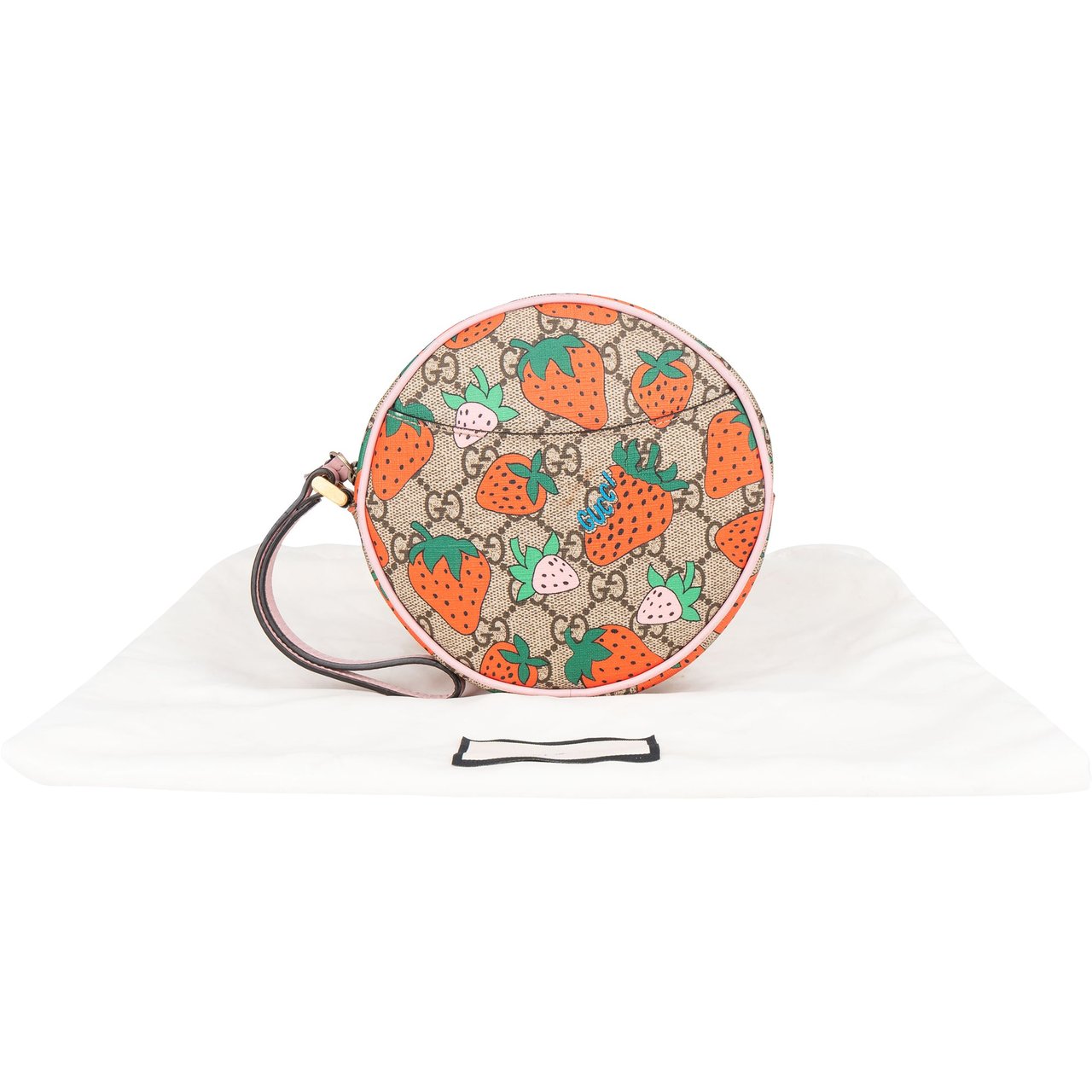 Gucci Gucci GG Strawberry Monogram Pouch Divers