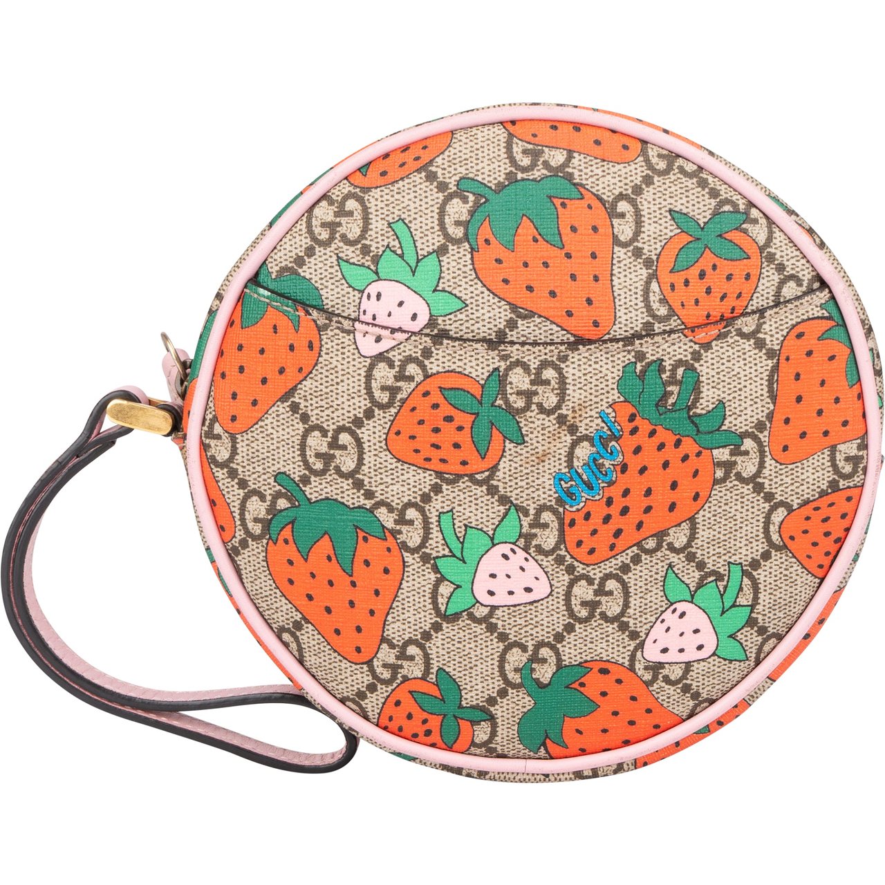 Gucci Gucci GG Strawberry Monogram Pouch Divers