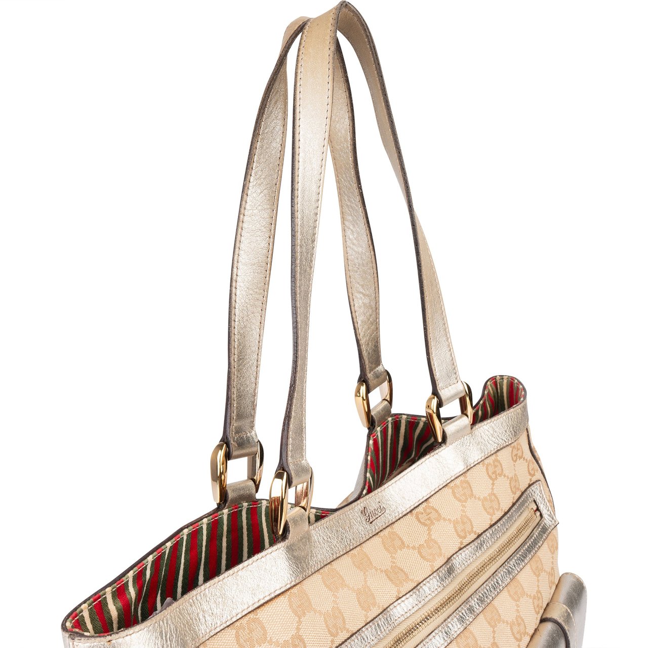 Gucci Gucci GG Monogram Abbey Double Pocket Handbag Divers