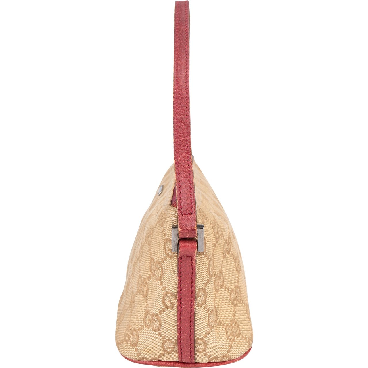 Gucci Gucci GG Monogram Boat Handbag Beige