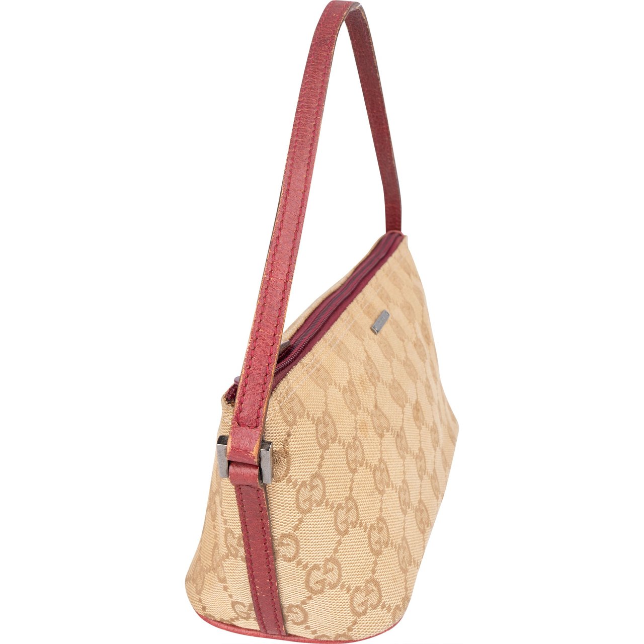 Gucci Gucci GG Monogram Boat Handbag Beige