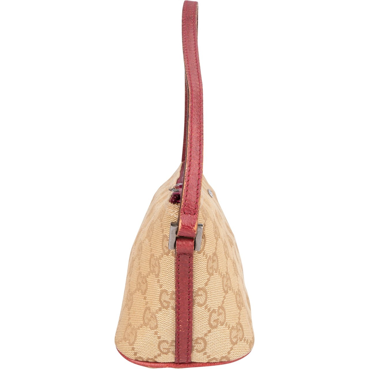 Gucci Gucci GG Monogram Boat Handbag Beige