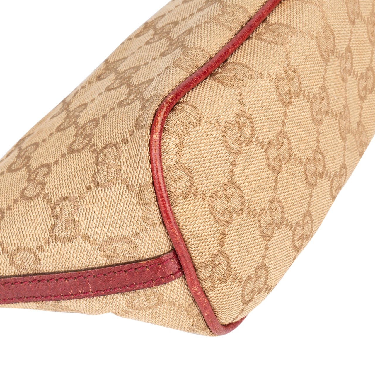 Gucci Gucci GG Monogram Boat Handbag Beige