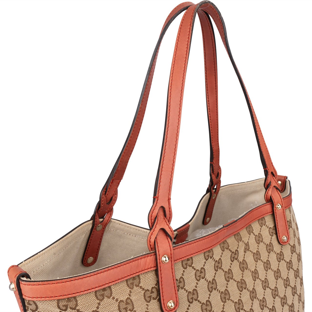 Gucci Gucci GG Monogram Shopper Bag Bruin