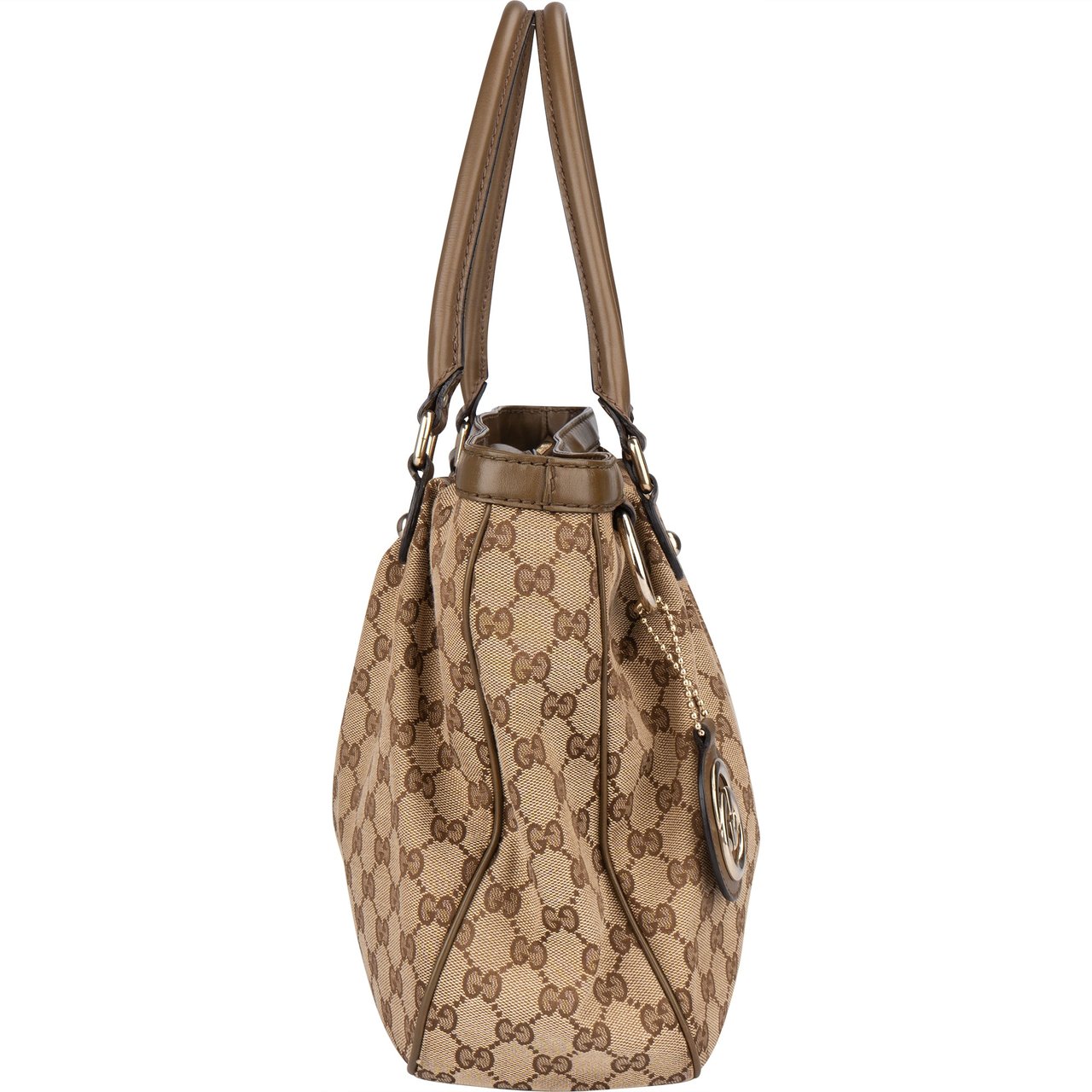 Gucci Gucci GG Monogram Sukey Handbag Bruin