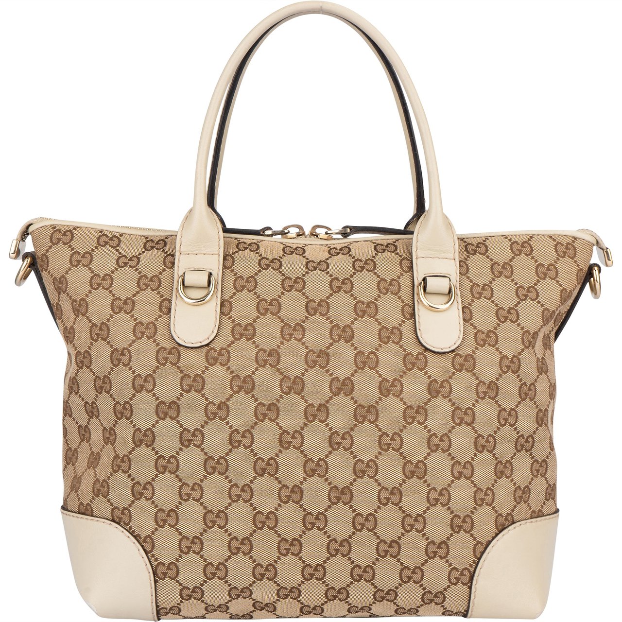 Gucci Gucci GG Monogram Charmy Handbag Bruin