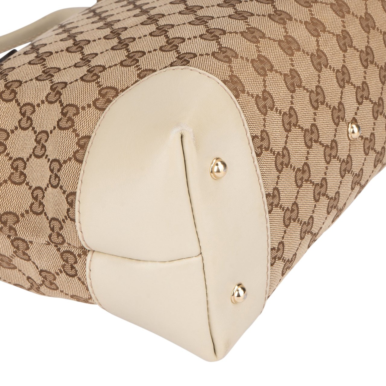Gucci Gucci GG Monogram Charmy Handbag Bruin