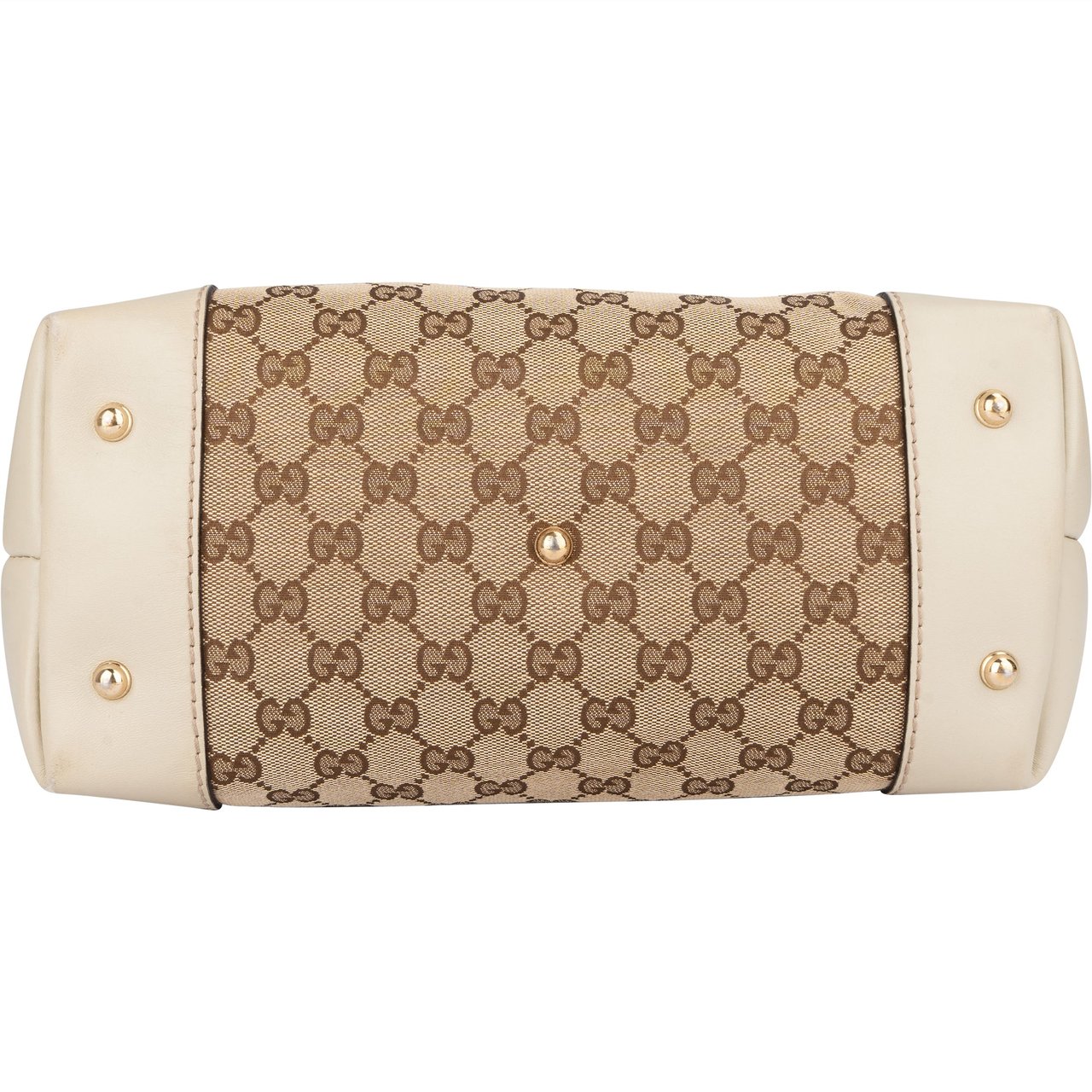 Gucci Gucci GG Monogram Charmy Handbag Bruin