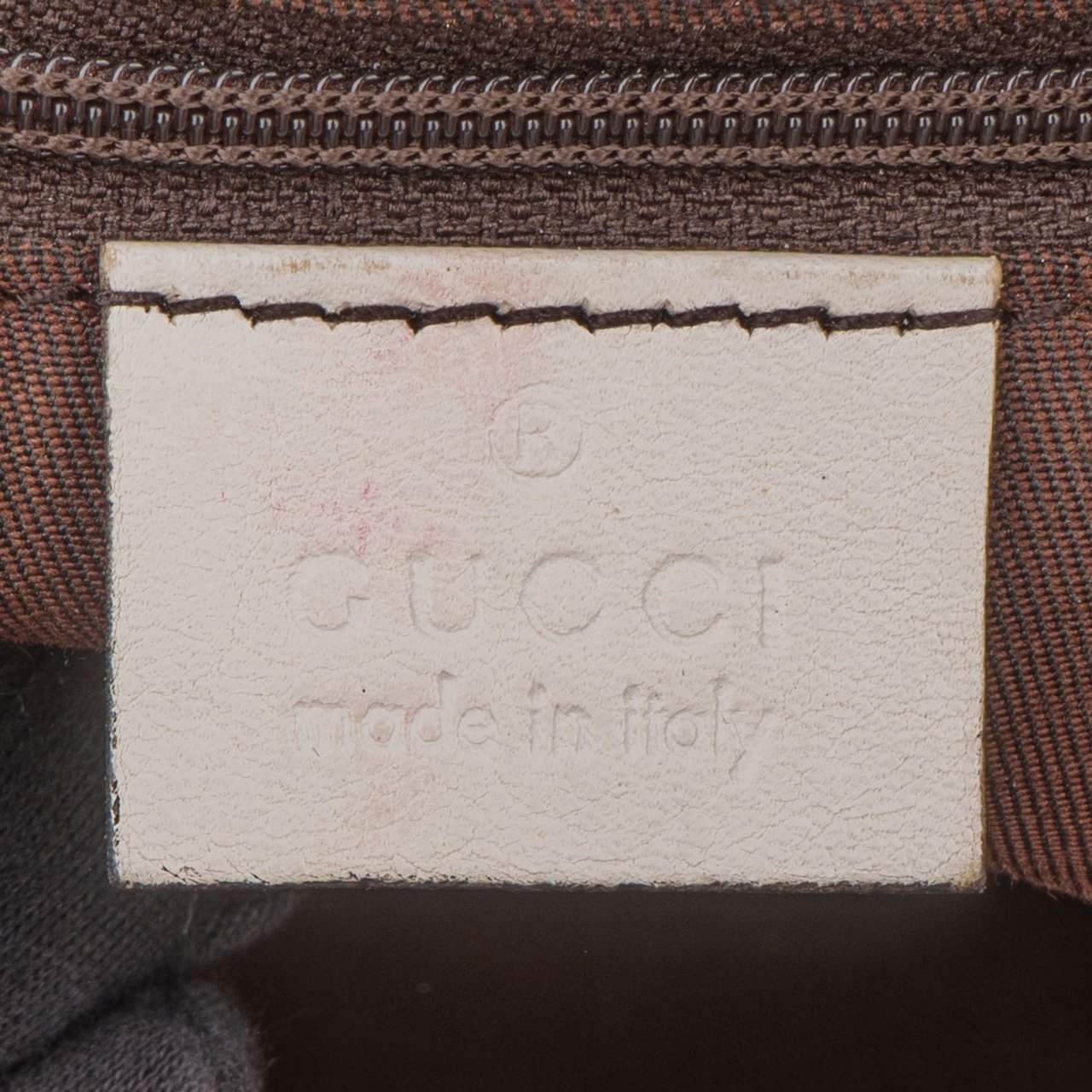 Gucci Gucci GG Monogram Abbey Handbag Bruin