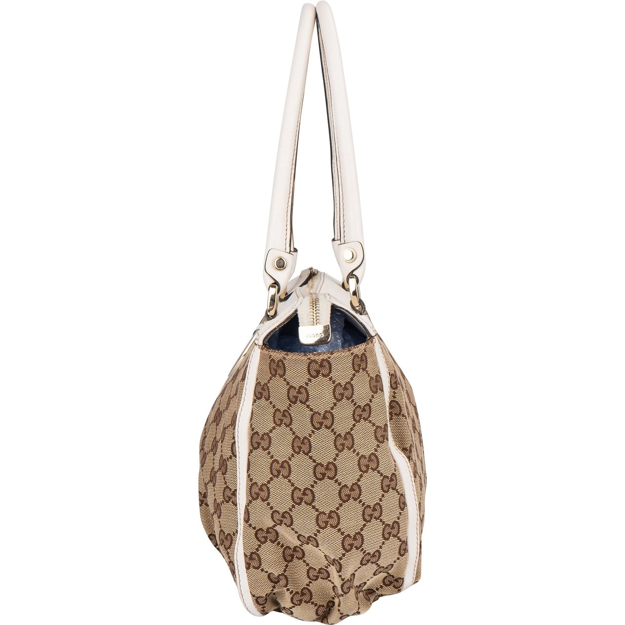 Gucci Gucci GG Monogram Abbey Handbag Bruin