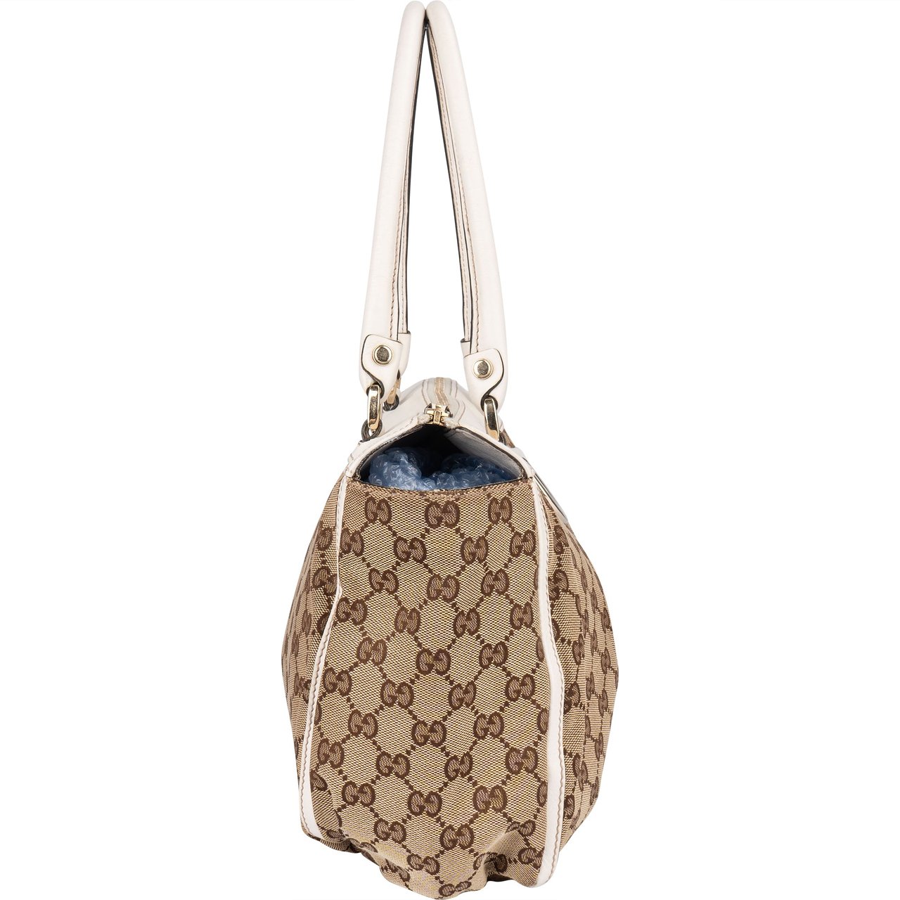 Gucci Gucci GG Monogram Abbey Handbag Bruin