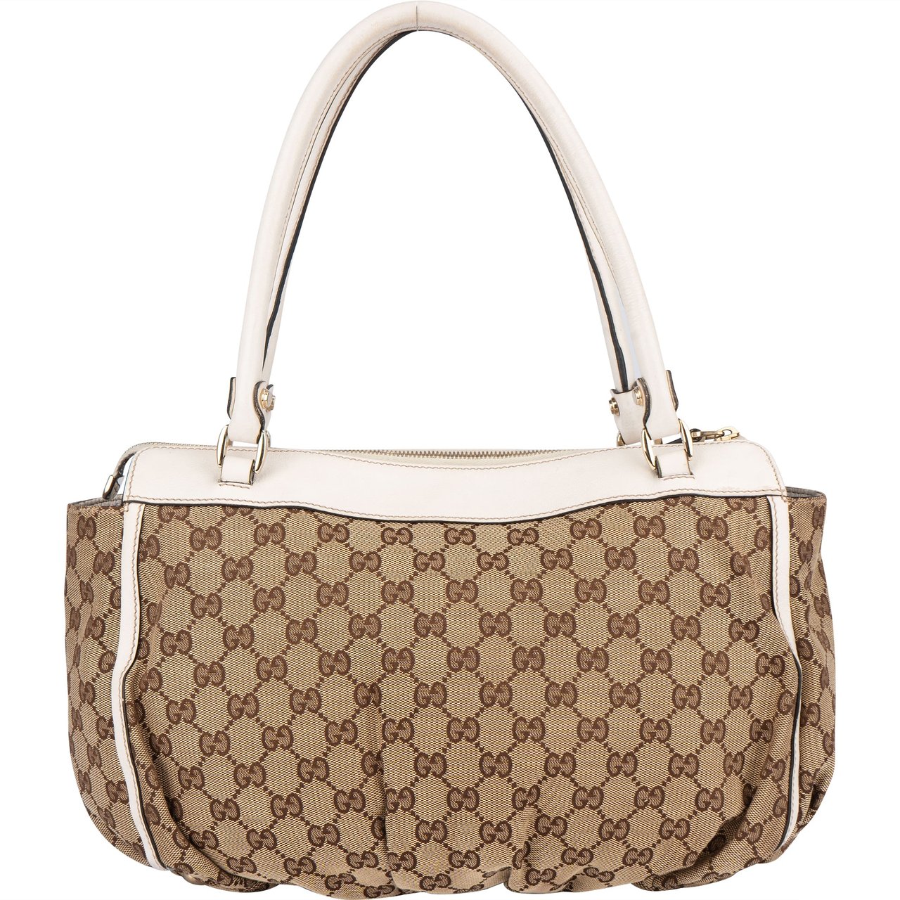 Gucci Gucci GG Monogram Abbey Handbag Bruin