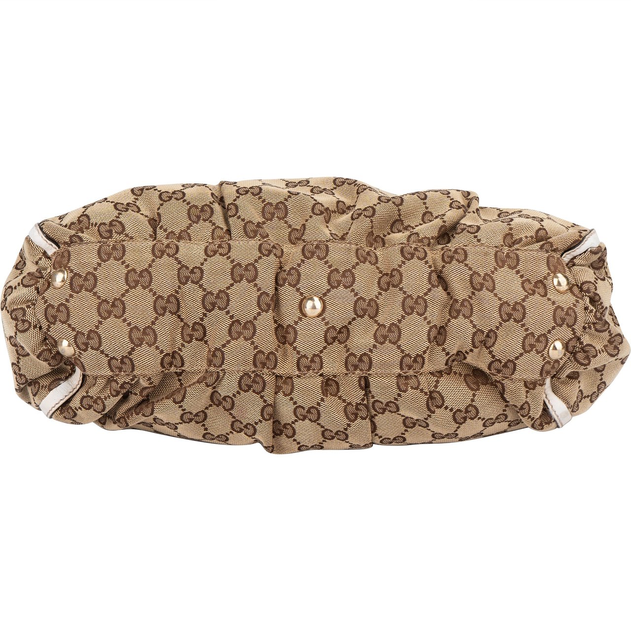Gucci Gucci GG Monogram Abbey Handbag Bruin