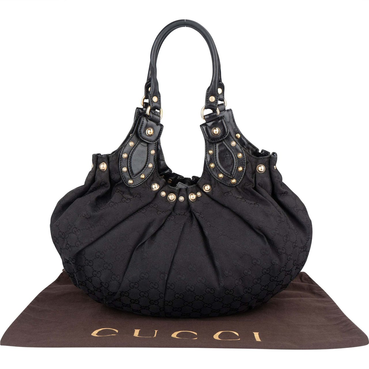 Gucci Gucci GG Monogram Pelham Handbag Zwart