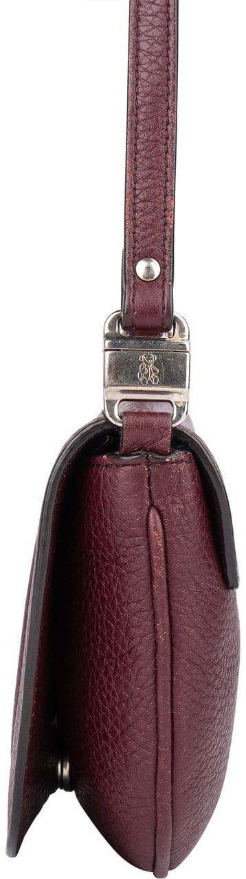 Gucci Gucci Leather GG Soho Crossbody Bag Paars