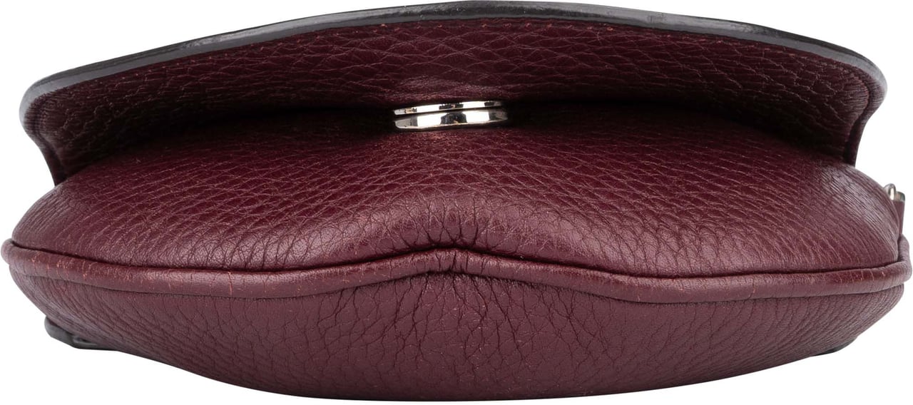 Gucci Gucci Leather GG Soho Crossbody Bag Paars