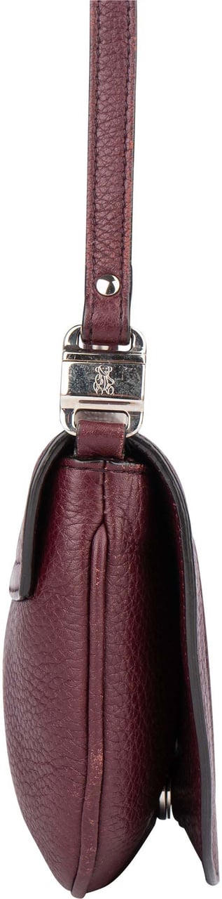 Gucci Gucci Leather GG Soho Crossbody Bag Paars