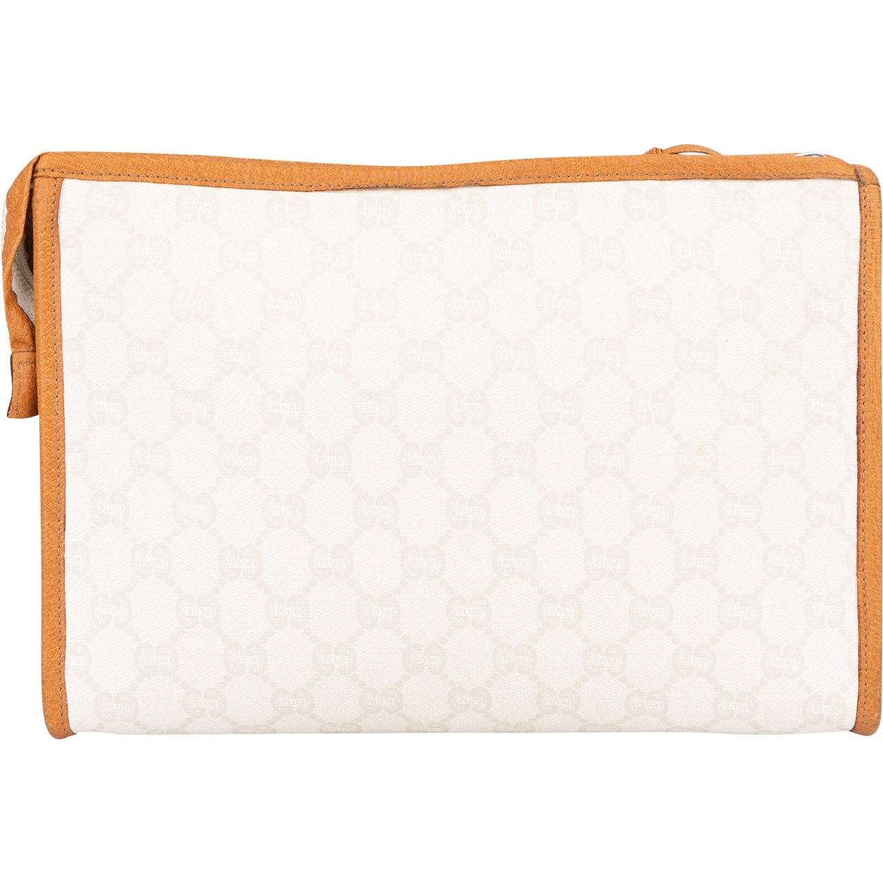 Gucci Gucci Vintage GG Plus Monogram Clutch Wit