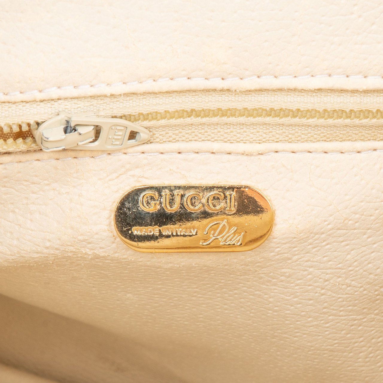 Gucci Gucci Vintage GG Plus Monogram Clutch Wit