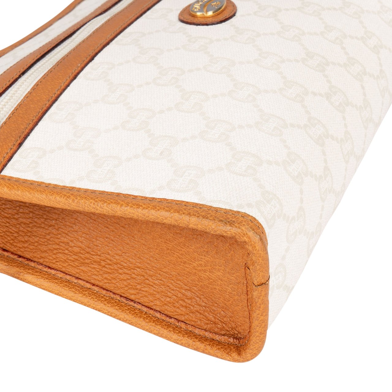Gucci Gucci Vintage GG Plus Monogram Clutch Wit