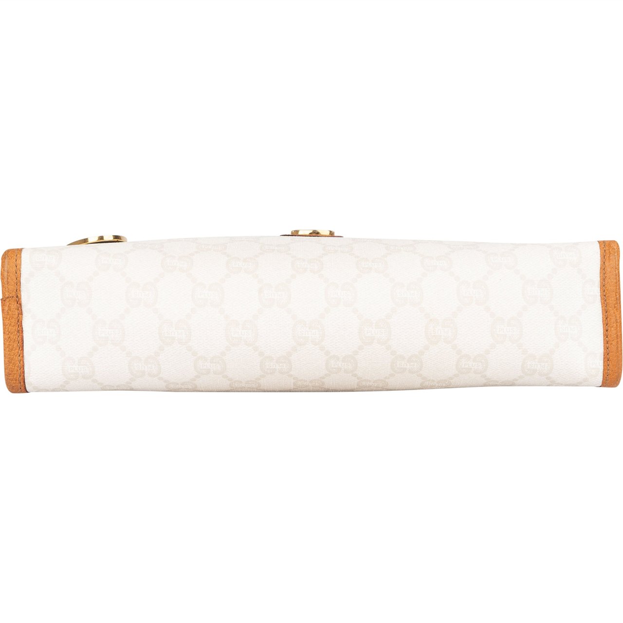 Gucci Gucci Vintage GG Plus Monogram Clutch Wit