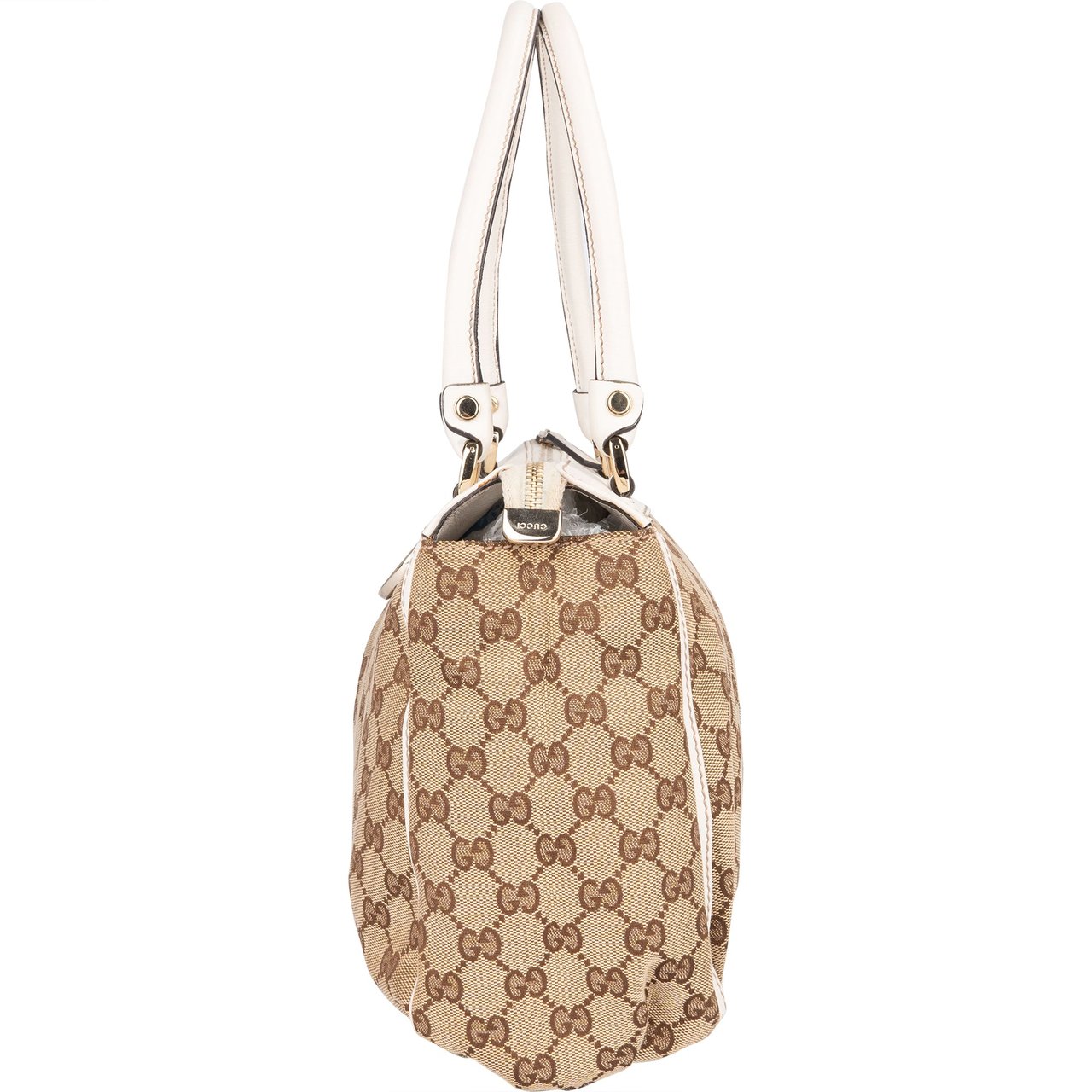 Gucci Gucci GG Monogram Abbey Handbag Bruin