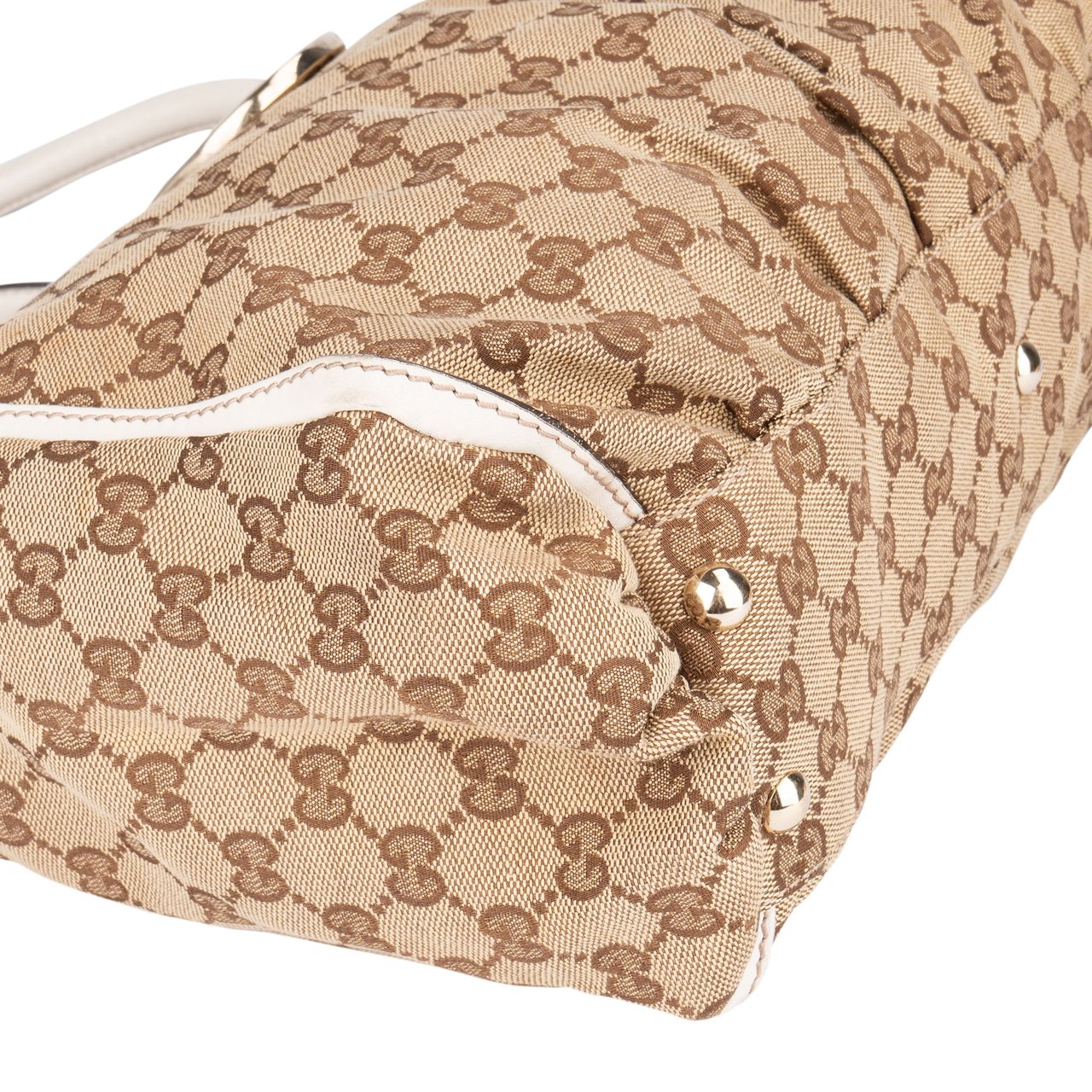 Gucci Gucci GG Monogram Abbey Handbag Bruin