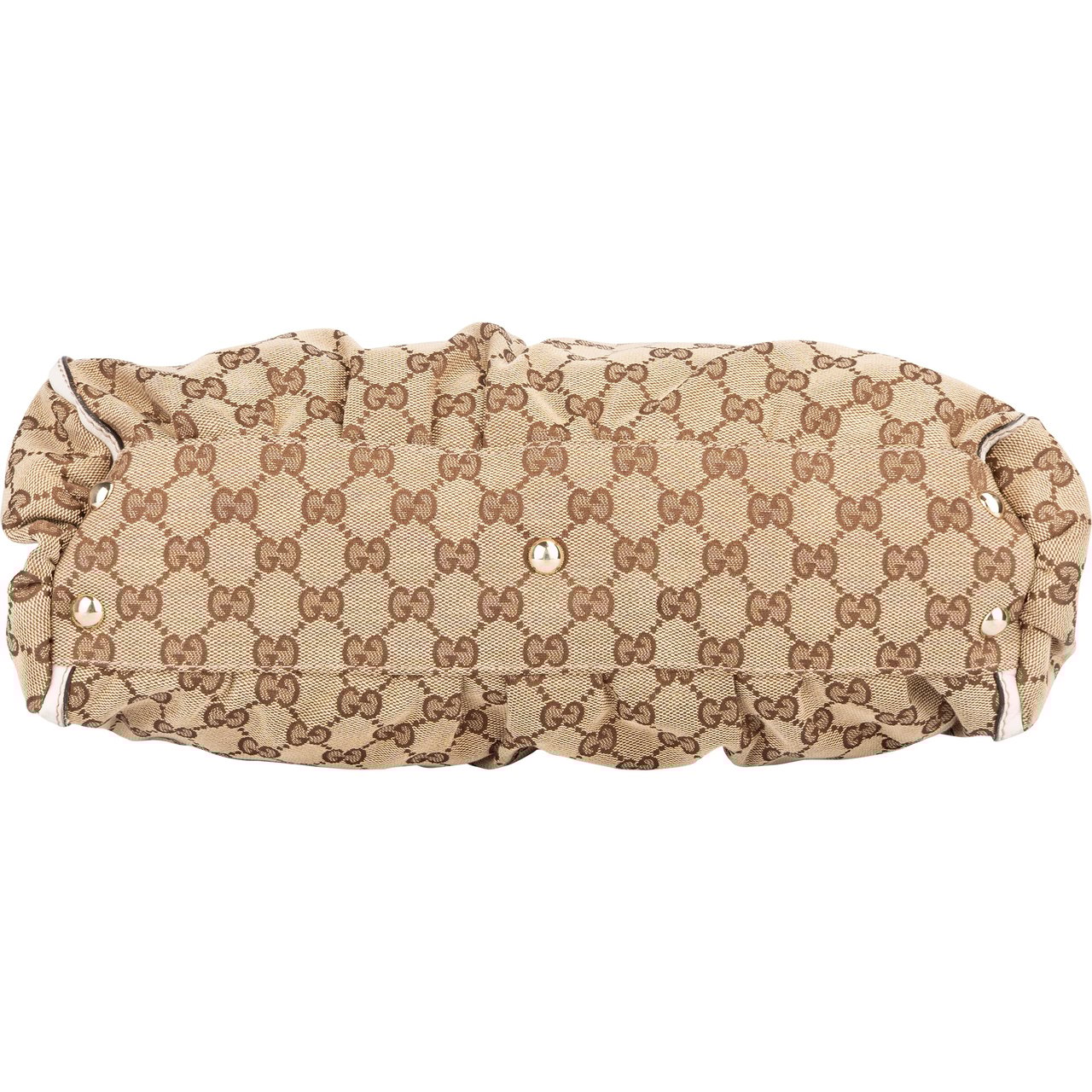 Gucci Gucci GG Monogram Abbey Handbag Bruin