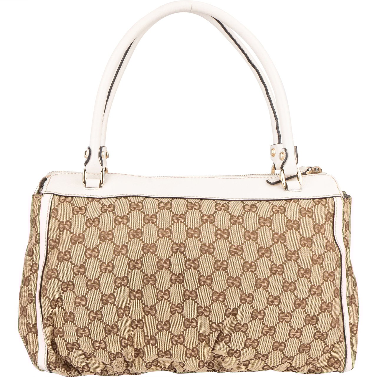 Gucci Gucci GG Monogram Abbey Handbag Bruin