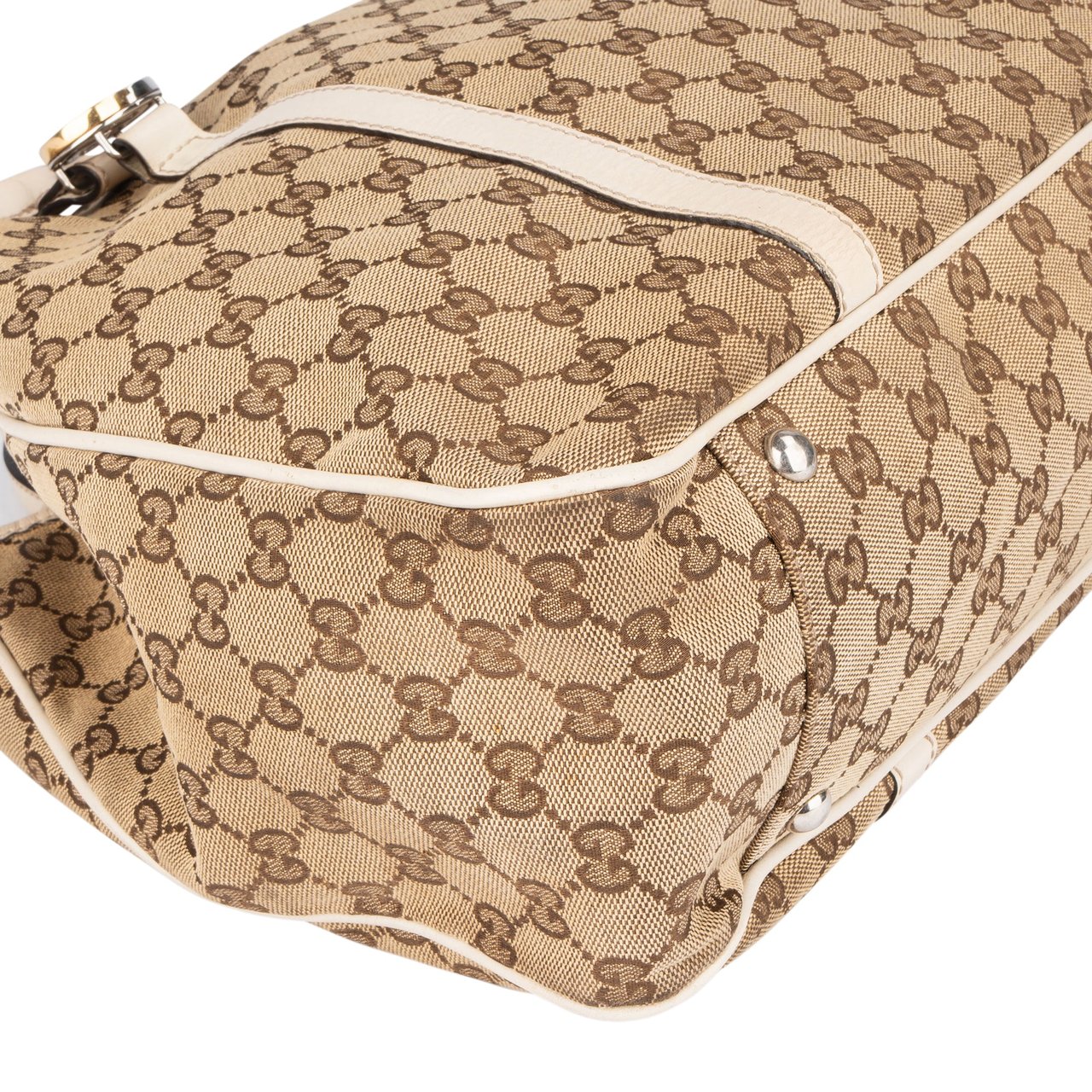 Gucci Gucci GG Monogram Twin GG Handbag Bruin