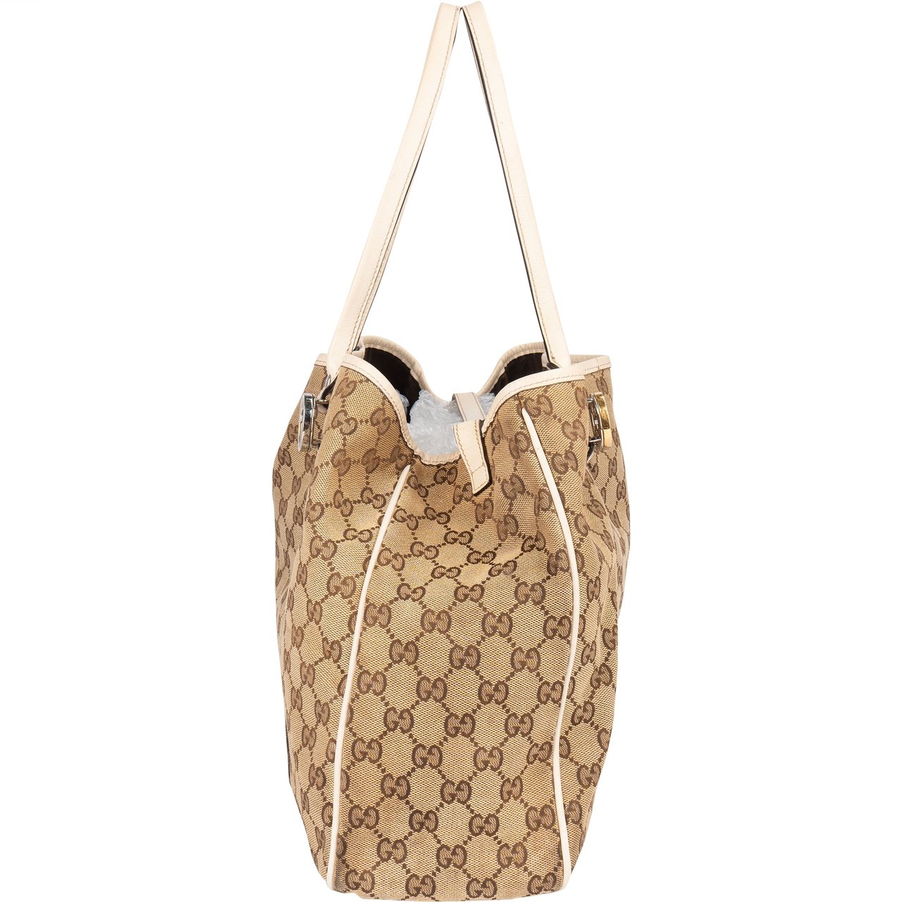Gucci Gucci GG Monogram Twin GG Handbag Bruin