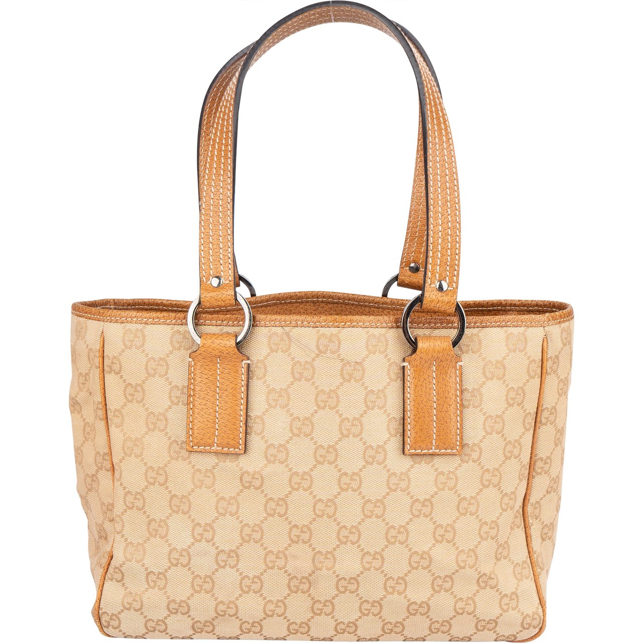 Gucci Gucci GG Monogram Handbag Bruin