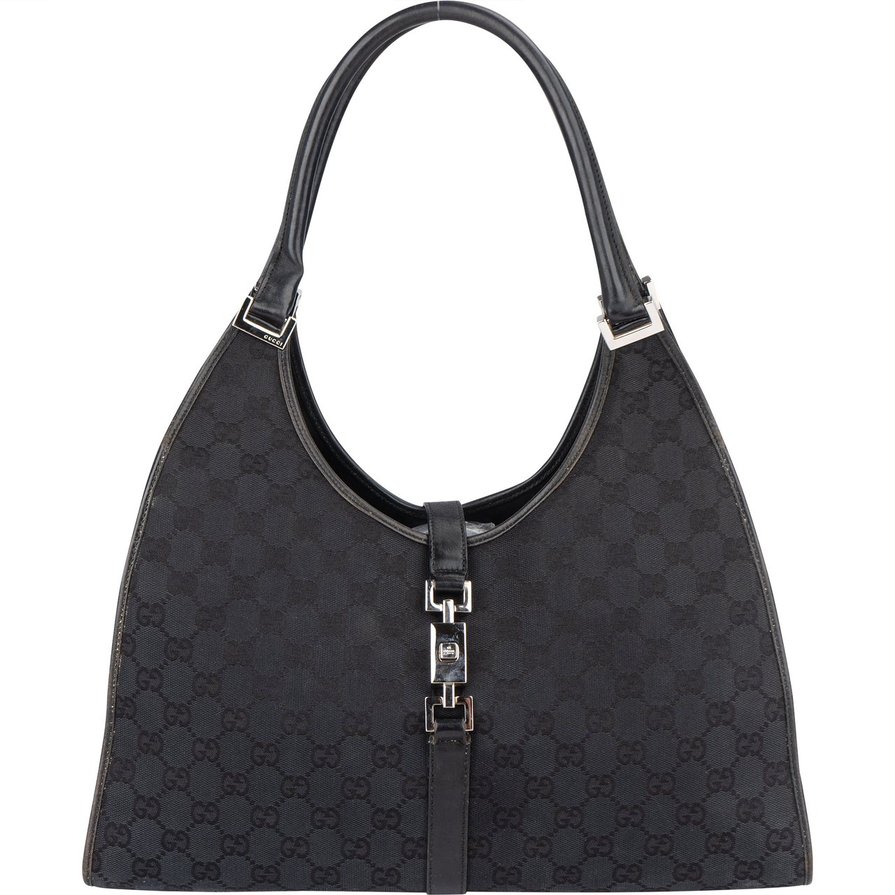 Gucci Gucci GG Monogram Big Jackie Handbag Zwart