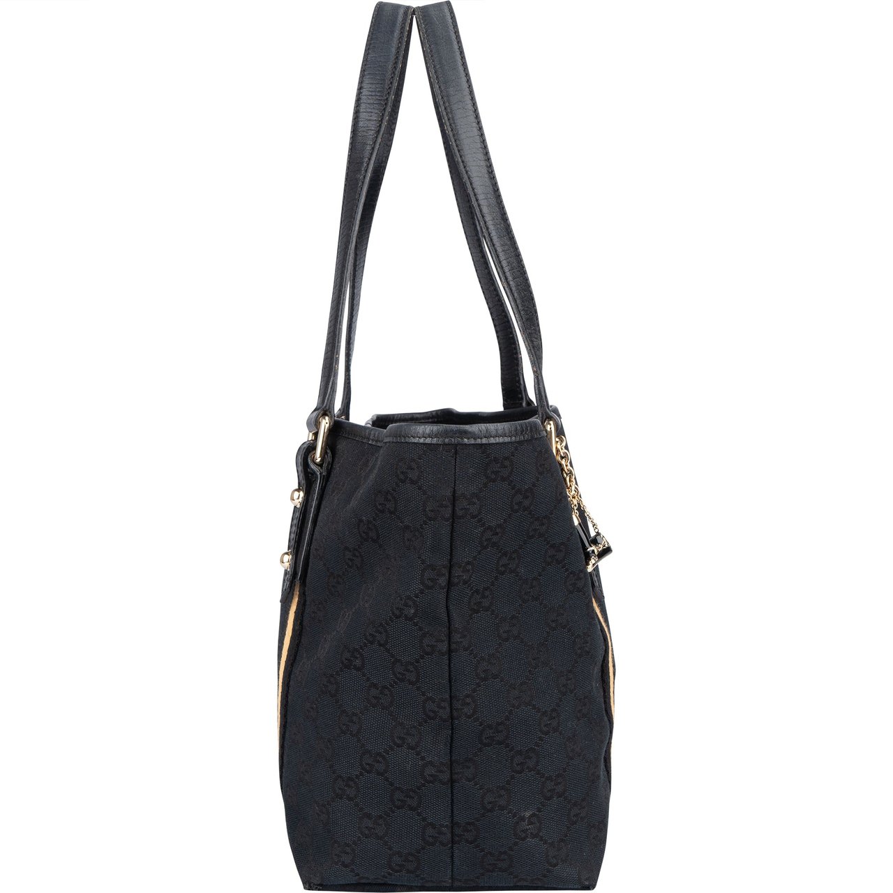 Gucci Gucci GG Monogram Jolicoeur Handbag Zwart